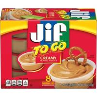 Jif To Go Creamy Peanut Butter Cups, Snack SIze 8/pk