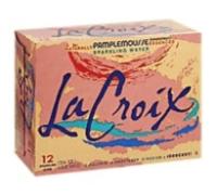 La Croix Sparkling Water, Grapefruit, 12/case