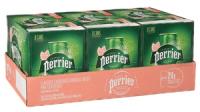 Perrier Grapefruit Flavored Carbonated Mineral Water, 24/pk