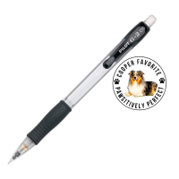 Pilot G2 Mechanical Pencils - 0.5 mm Lead - Refillable - Clear, Black Barrel - 1 Dozen