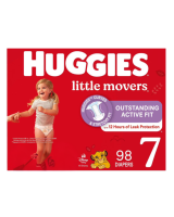 Huggies LIttles Movers  Diapers Size 7