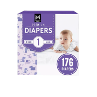 Premium Baby Diapers, Size 1