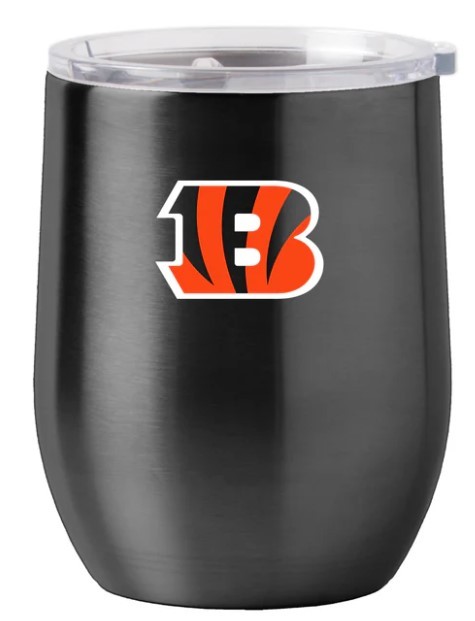Cincinnati Bengals 16oz Gameday Stainless Curved Beverage