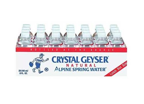 Crystal Geyser Natural Alpine Spring Water, 8oz, 28/ct