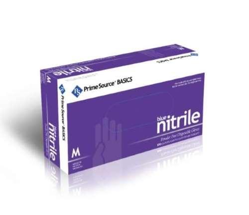 Prime Source Select Powder Free Blue Nitrile Glove, Medium