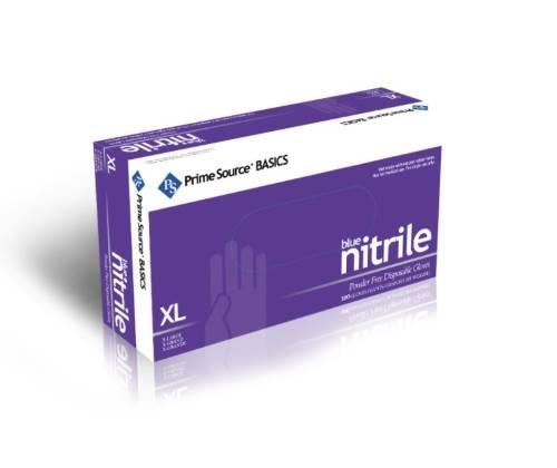 Prime Source Select Powder Free Blue Nitrile Glove, Extra-Large