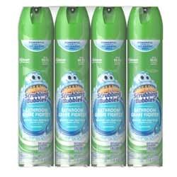 Scrubbing Bubbles Foaming Bathroom Cleaner, Rainshower, 4pk