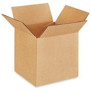 5 x 5 x 5" Corrugated Boxes, 25/BD