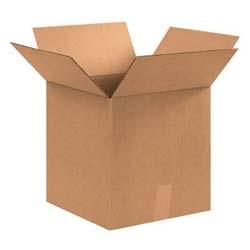 12 3/4 x 12 3/4 x 13 1/2" Corrugated Boxes, 25/Bundle