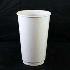 CUP PAPER HOT 16OZ,DBL WALL,WH