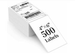 4X6 DIRECT THERMAL SHIPPING LABELS 500/PK
