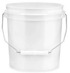Plastic Pail - 1 Gallon, White
