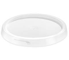 Standard Lid for 1 Gallon Plastic Pail - White