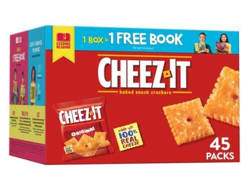 Cheez-It Baked Snack Cheese Crackers, Original (67.5 oz. box , 45 ct.)