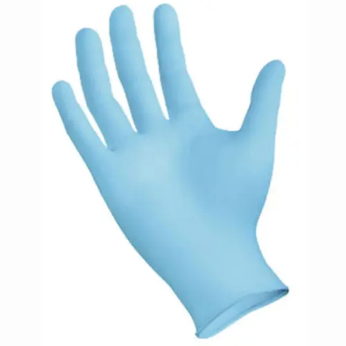 Sempermed SemperForce Nitrile Exam Gloves, Powder-Free, 4 mil, Medium, Blue, 100/Box