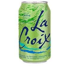 LACROIX LIME. GREEN BOX 12OZ CANS 24/CARTON