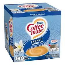 Coffee-Mate Coffee Creamer Liquid Creamer Singles, French Vanilla, 180 ct.