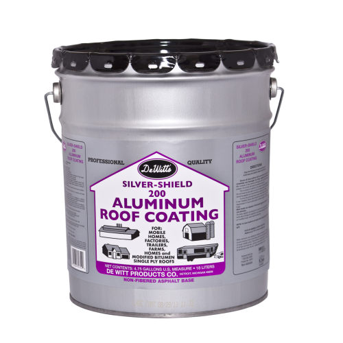 DeWitt Silver Shield 200-5 Gal Non-Fiber Aluminum Roof Coating