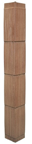7" Shake Corner Kit Red Cedar #838 - Includes 4 Corners & 8 Peices of J-Channel Used for Split & Staggered Shakes Special Order-No Return