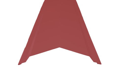 Ridge Cap #132 Bright Red 10'4" Special Order - No Return