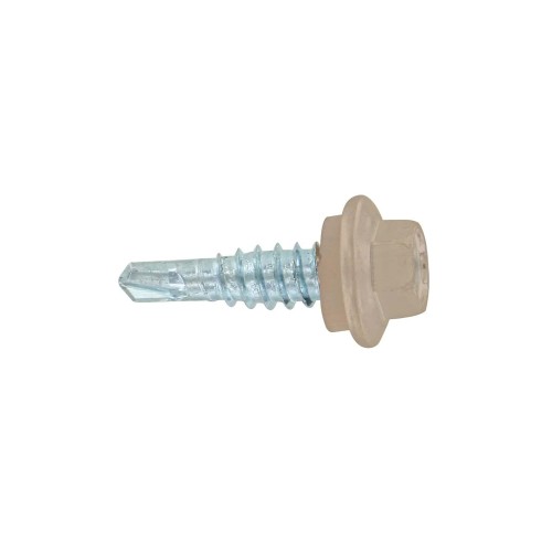 STOCK: 7/8" Lap Screw Sahara Tan 250/Bag Metal to Metal