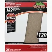 SANDPAPER GATOR 9X11 A/O FINE 120C 25PK