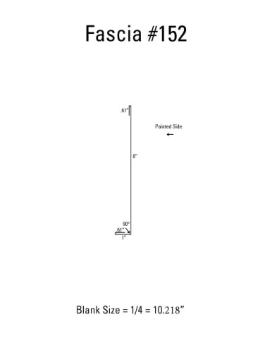 Fascia #152 Stealth Black 10'4" Special Order - No Return