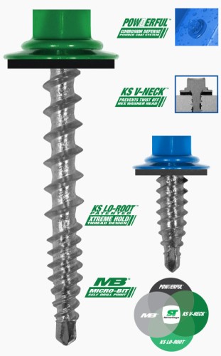 2-1/2" Wood Screw Stealth Black 250/Bag Metal to Wood