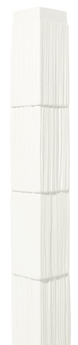 10" Shake Corner Kit Snow #123 - Includes 4 Corners & 8 Peices of J-Channel Special Order-No Return
