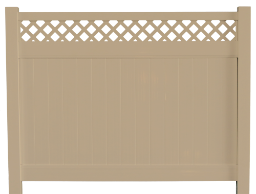 8'x6' Priv Fence - Lattice Adobe Special Order - No Return
