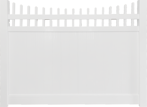 8'x6' Priv Fence-1.5"Scall White Special Order - No Return