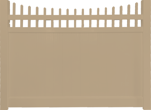 8'x6' Priv Fence-1.5"Scall Adobe Special Order -No Return