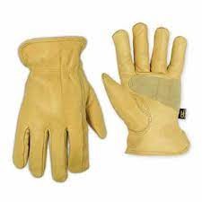 Gloves Top Grain Winter Work White 2059