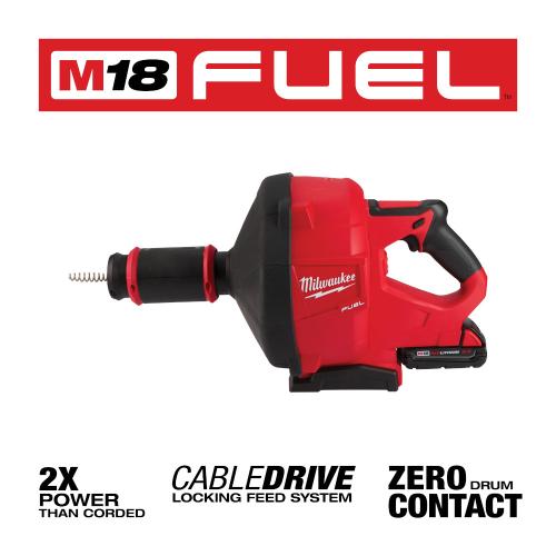 M18 FUEL™ Drain Snake w/ CABLE DRIVE™ with 5/16” Cable