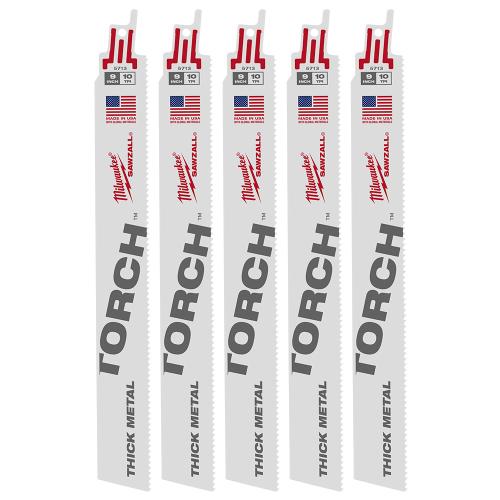 9" 10 TPI  The Torch™ SAWZALL® Blades (5 Pk)