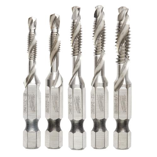 5PC SHOCKWAVE™ Impact Duty Drill and Tap Bit Set
