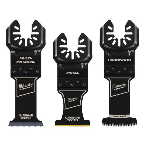 OPEN-LOK™ 3 PC All-Purpose Multi-Tool Blade Set