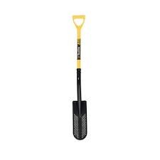Square Point Shovel Yellow Fiberglass Handle