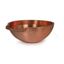 Copper Bowl 26" Round W/ 12" Spillway