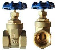1 1/4 Brass Gate Valve