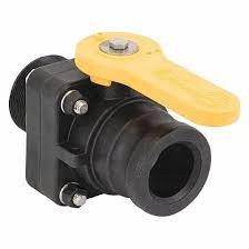 2 Banjo Stubby Valve Male Cam Lock x Hose