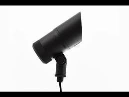 Black Aluminum Spot Up/Down Light Lunien 15 Watts, Standard Dimming, 10-15V, 1200 Lumens, 3000K, Includes 40° Beam Spread Lens & Hex Louver