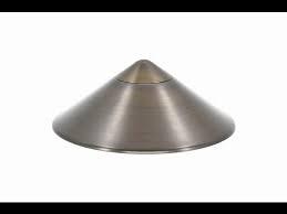 Brass Pathway Light Triangular Cap for A9B1 Stem Assembly Lumien