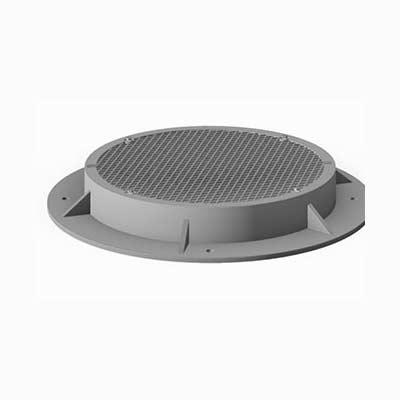 Manhole Ring & Cover Reversible Ring with Plain Cover 230# 25"