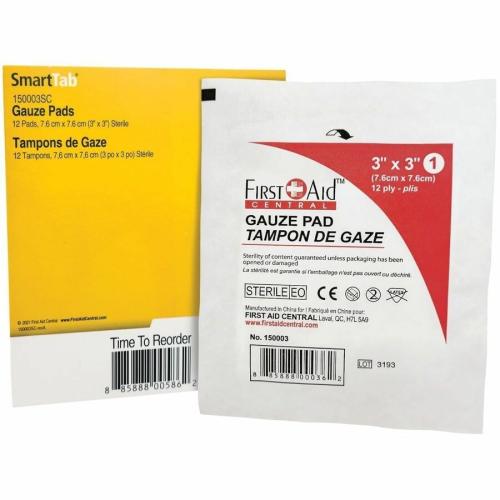 PADS GAUZE , STERILE, 7.6 X 7.