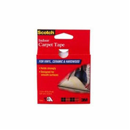 Scotch? Double-Sided Carpet Tape, CT2010, clear, 1.5 in x 42 ft (38.1 mm x 12.8 m)
