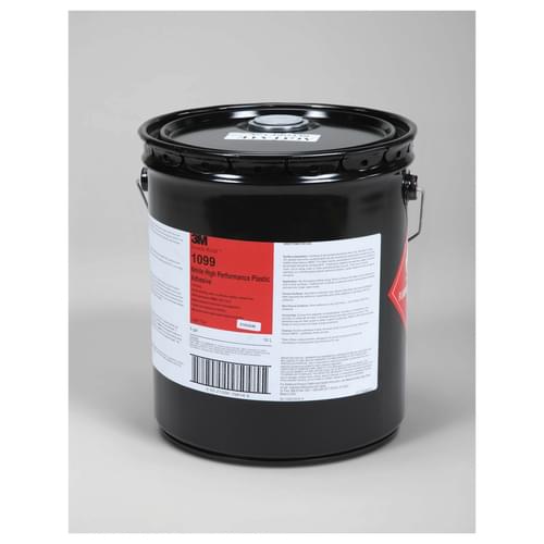 Nitrile High Performance Plastic Adhesive, 1099-5GAL, tan, 5 gal (18.9 L)