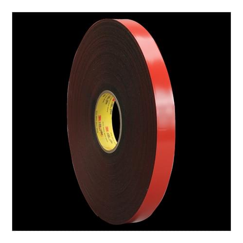 VHB, Tape, 4655, grey, 1.0 in x 36.0 yd x 62.0 mil (2.5 cm x 32.9 m x 1.6 mm)