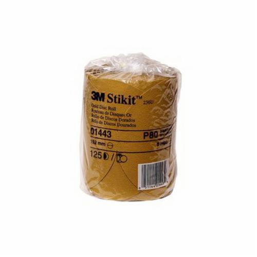 Stikit, Gold Disc Roll, 236U, 01443, P80, C-weight, 6 in (15.24)
