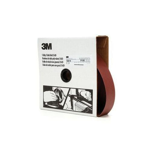 Utility Cloth Roll, 314D, P180, 2 in x 150 ft (50.8 mm x 45.72 m)